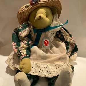 Country Teddy Bear All Dressed Up! New Excellent Condition